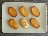 Madeleines hyperprotéinées nougat amande (sans beurre ni jaunes d'oeufs)