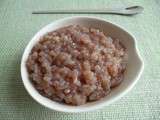 Risotto de perles de konjac au chocolat au lait à seulement 50 kcalories (sans sucre ni beurre ni oeufs)