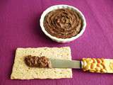 Tartinade végane chocolat cacahuète aux protéines de riz, quinoa et pois (diététique, sans gluten, ni oeuf ni beurre ni sucre)