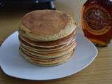 Pancakes de flocons d'avoine au sirop d'érable