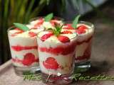 Verrines fraise mascarpone