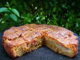 Gâteau à la Rhubarbe à la Pâte d’Amandes