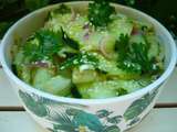 Salade de Concombres à l’Ail et au Gingembre (Yotam Ottolenghi)