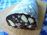 Salame Saucisson au Chocolat (sans farine, sans four)