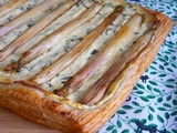 Tarte Feuilletée aux Asperges et à l’Ail des Ours