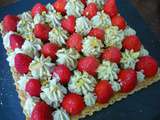 Tarte Fraises Pistache sans Cuisson