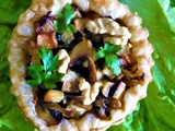 Tartelettes Feuilletées Champignons, Panais, Noix