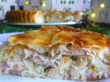 Tourte à la Choucroute, Boudin Blanc, Foie Gras