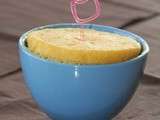 Mug Cake façon financier Coeur Chocolat Blanc