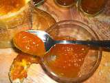 Confiture potimarron, orange et vanille