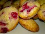 Financiers aux framboises