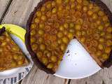 Tarte mirabelles, choco-spéculos