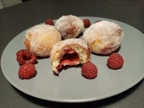 Beignets à la framboise (extra crisp ou pas)