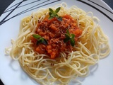 Bolognaise de lentilles corail