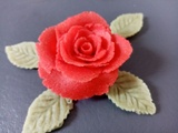 Comment faire une rose en pâte d'amande