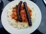 Couscous express merguez au cookéo (légumes surgelés)