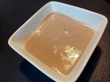 Crème anglaise au praliné (companion ou pas)