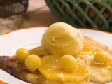 Crêpes suzette de Cyril Lignac (Tous en cuisine)