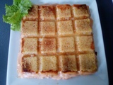 Croque cake à la béchamel à la tomate