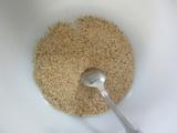 Crumble aux pommes au pain rassis