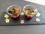 Crumble fruits rouges (four ou extra crisp)