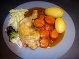 Cuisses de poulet, carottes et pommes de terre au cookéo