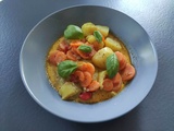 Curry pommes de terre carottes courgettes poivrons