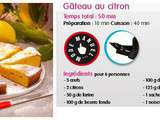 Gâteau au citron au companion, recette moulinex