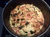 Gratin de courgettes aux lardons (four ou cookeo)