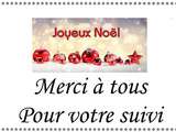 Joyeux Noël à tous, merci pour tout