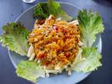 Julienne de légumes en tajine