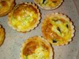 Mini quiches à la courgettes à la pasta maker