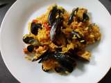 Moules au riz épicé au cookéo