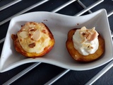 Nectarines ricotta miel