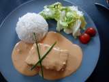 Poisson sauce curry et tomate au cookéo