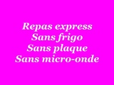 Repas express sans ustensile