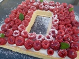 Tarte à la framboise de Cyril Lignac