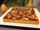 Tarte aux Poires, Amandes et Chocolat