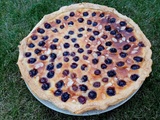 Tarte cerises et amandes