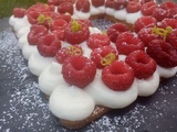 Tarte chantilly framboise spéculos (sans cuisson)