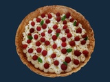 Tarte framboise crème au mascarpone