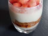 Verrine fraise cream cheese