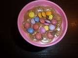 Mousse au chocolat aux smarties