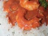 Crevettes Tomate/Coco/Curry