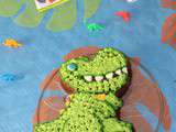 Gâteau t-Rex et Joyeux Anni Titi