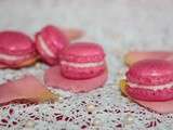 Macarons Rose et Noix de Coco