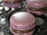 Macarons Violette Chocolat Ananas