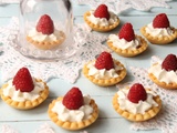 Minis Tartelettes Framboise et Chocolat Blanc