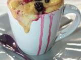 Mug Cake Chocolat Blanc et Fruits Rouges