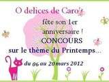 Participation au Concours sur le Thème du Printemps chez Caro